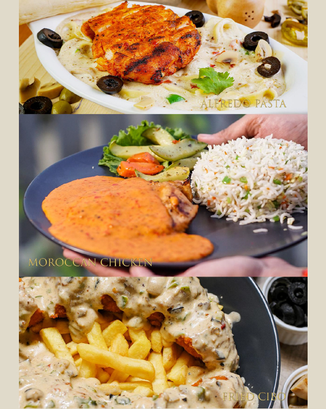 Cafe E-Street menu