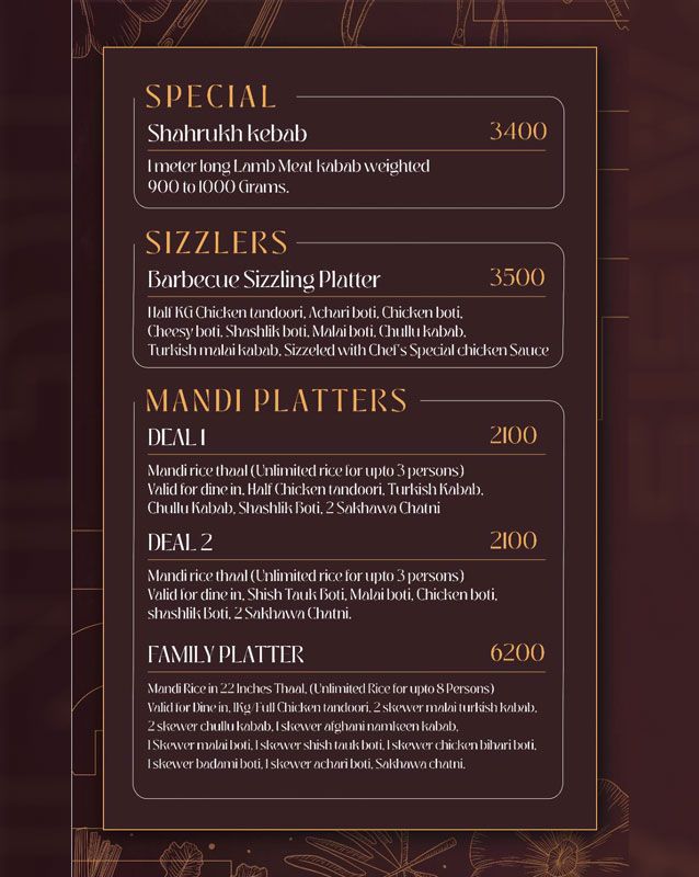 Cafe Ignite menu