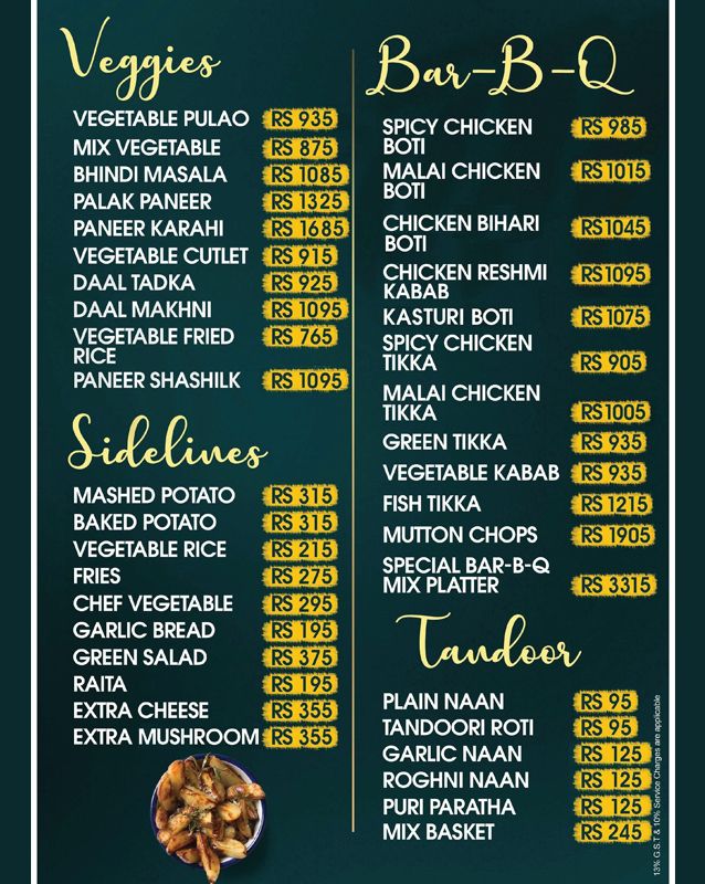Cafe Strada menu