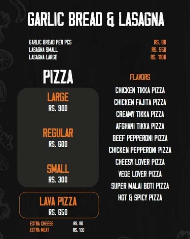 Cafe-313 menu