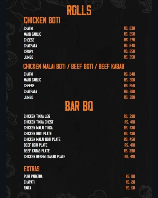 Cafe-313 menu