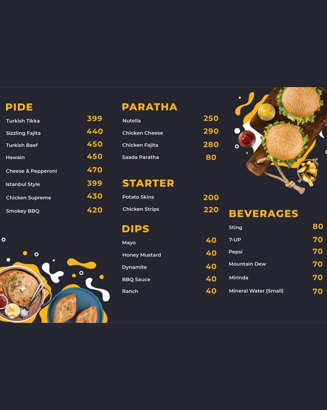 Chai Kahani menu