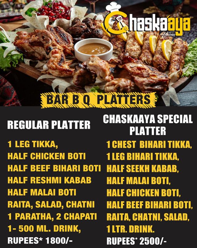Chaskaaya  menu