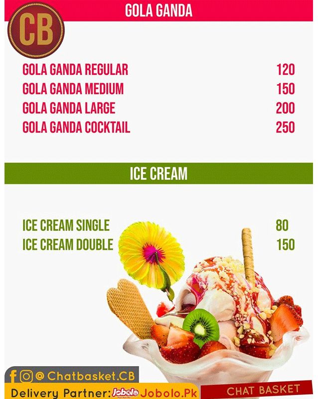 Chat Basket menu