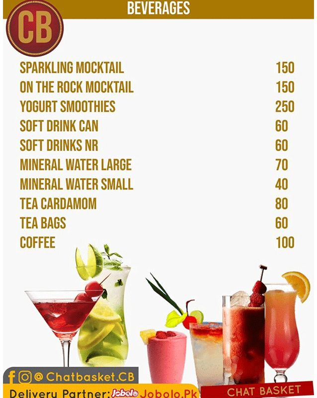 Chat Basket menu