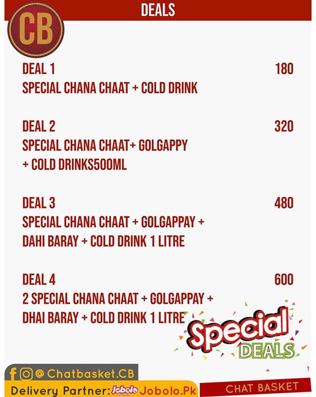 Chat Basket menu