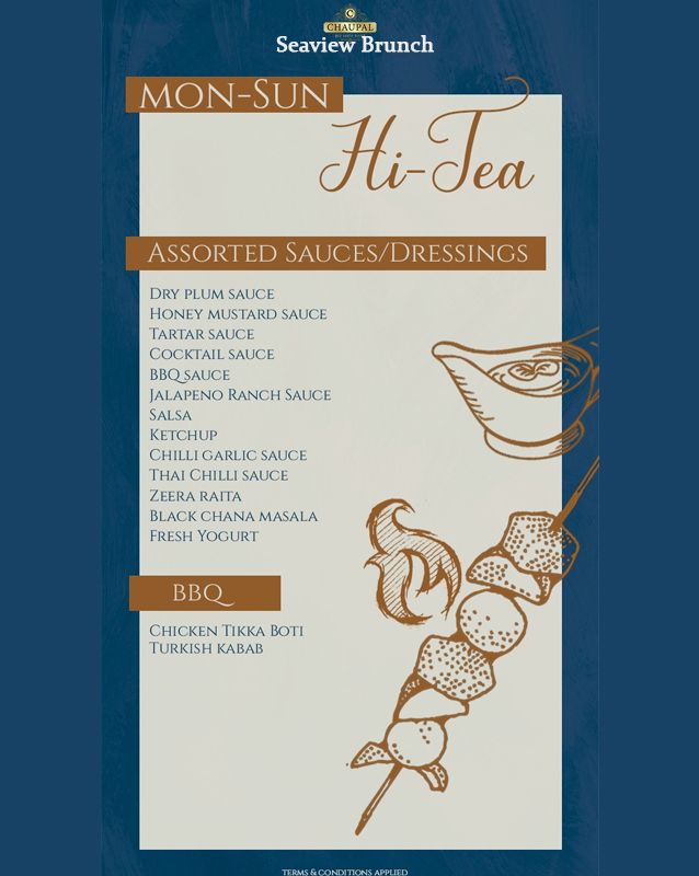 Chaupal Desi Exotic Buffet menu