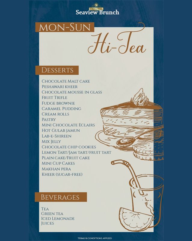 Chaupal Desi Exotic Buffet menu