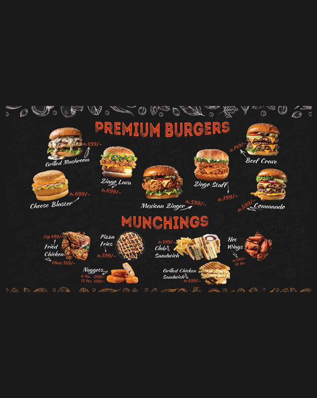 Chick n' Fries menu