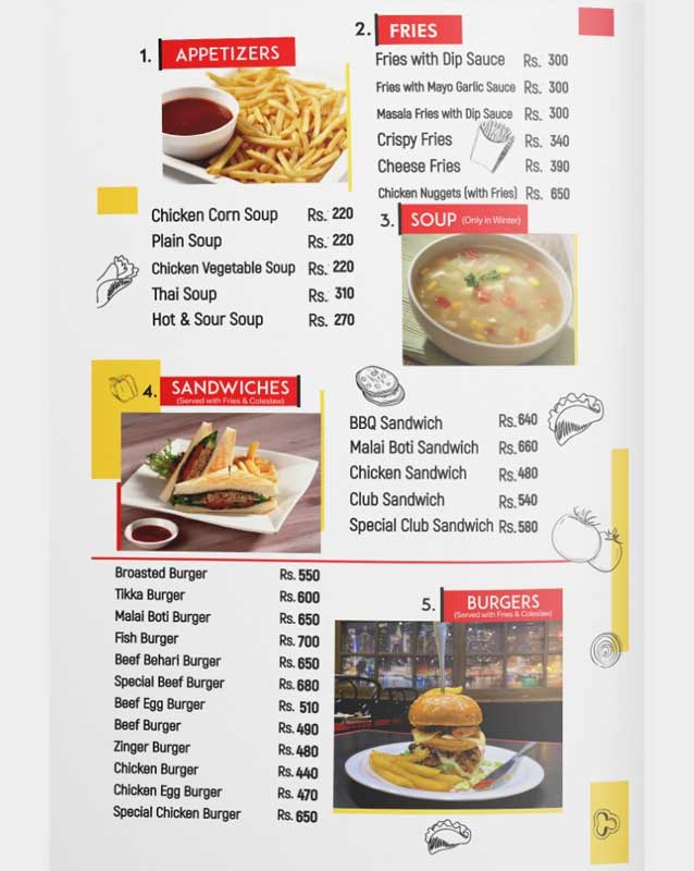 Chick-N-Chips menu