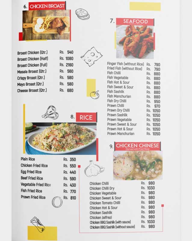 Chick-N-Chips menu