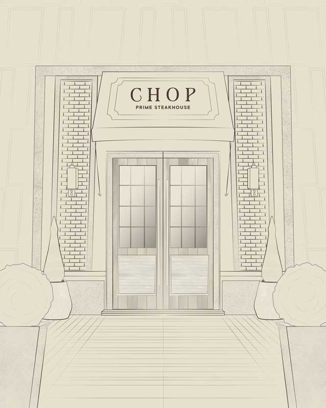 Chop Prime Steakhouse menu