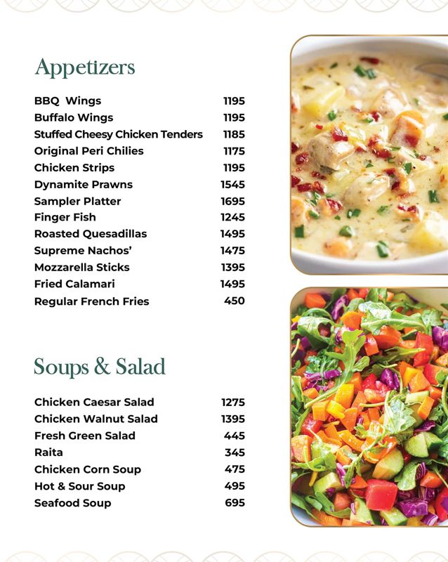 Clock Tower - The Food Bazaar menu