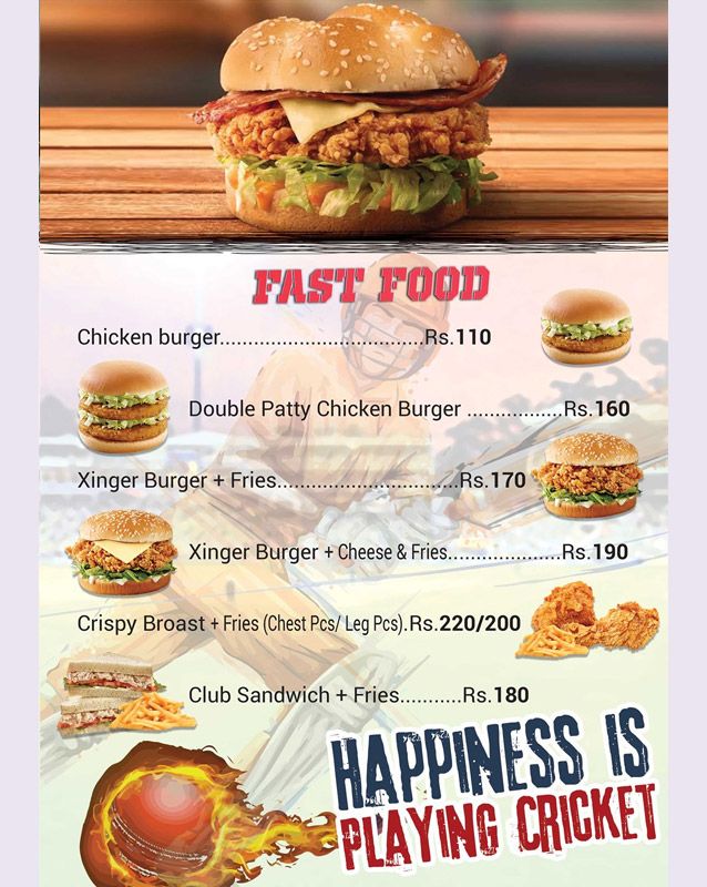 CricPizza menu