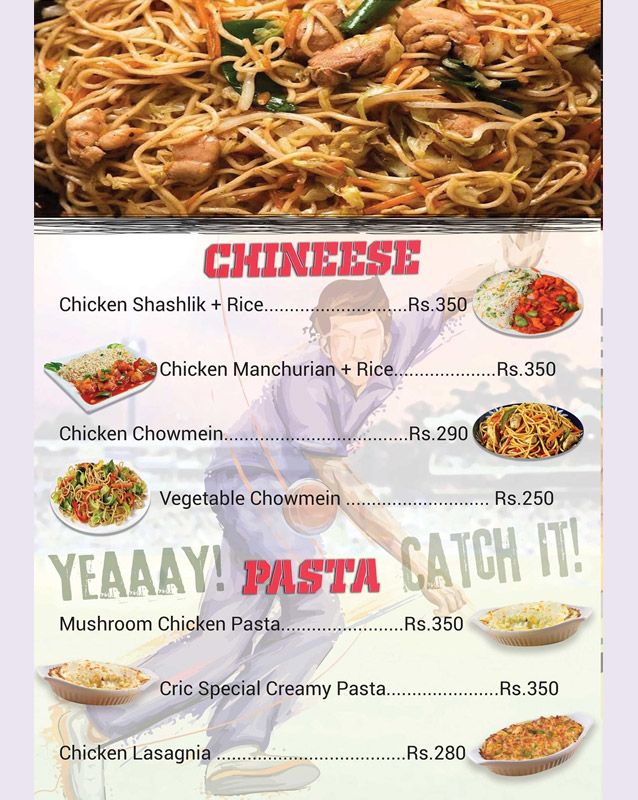 CricPizza menu
