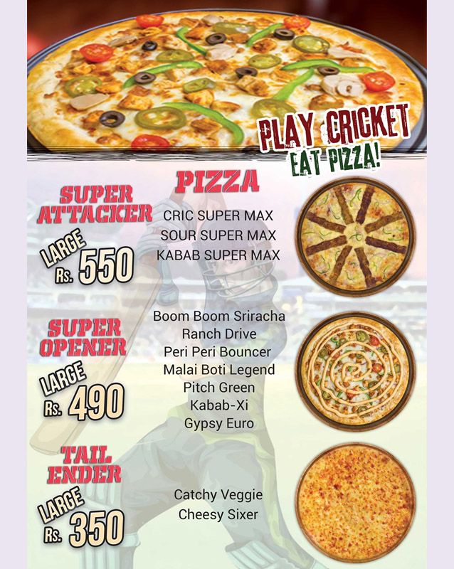 CricPizza menu
