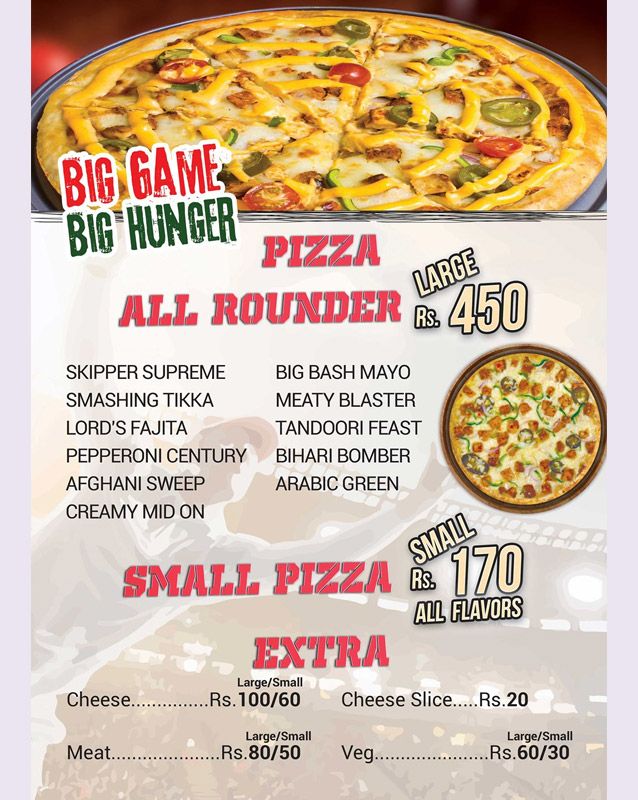 CricPizza menu