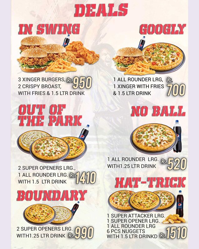 CricPizza menu