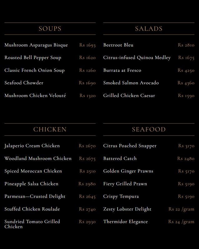 Da Noi menu