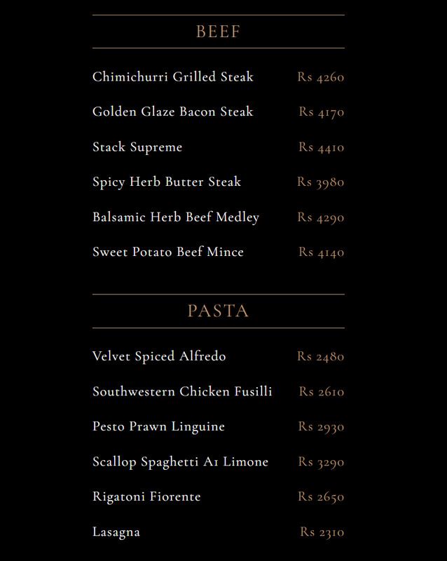 Da Noi menu
