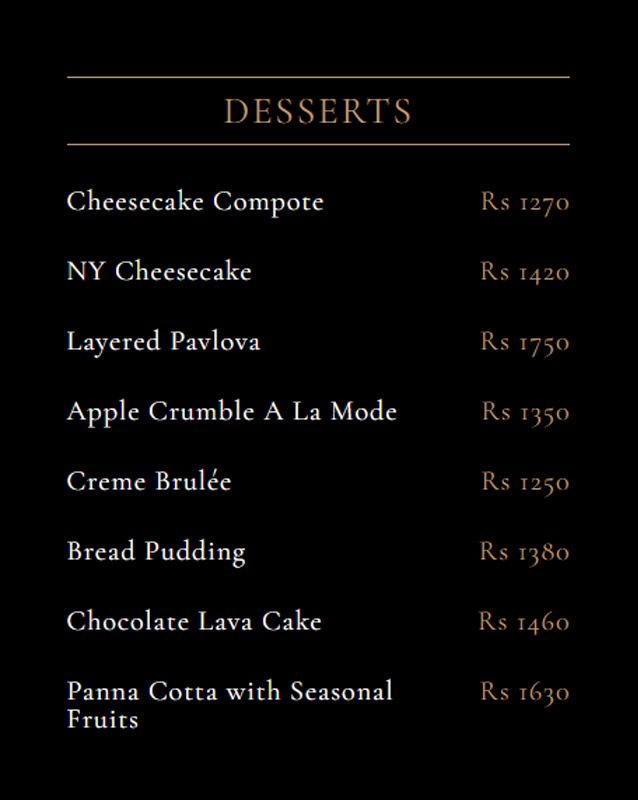 Da Noi menu