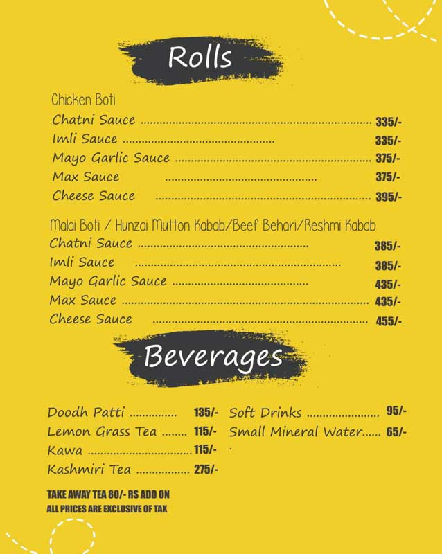 Das Numberi menu