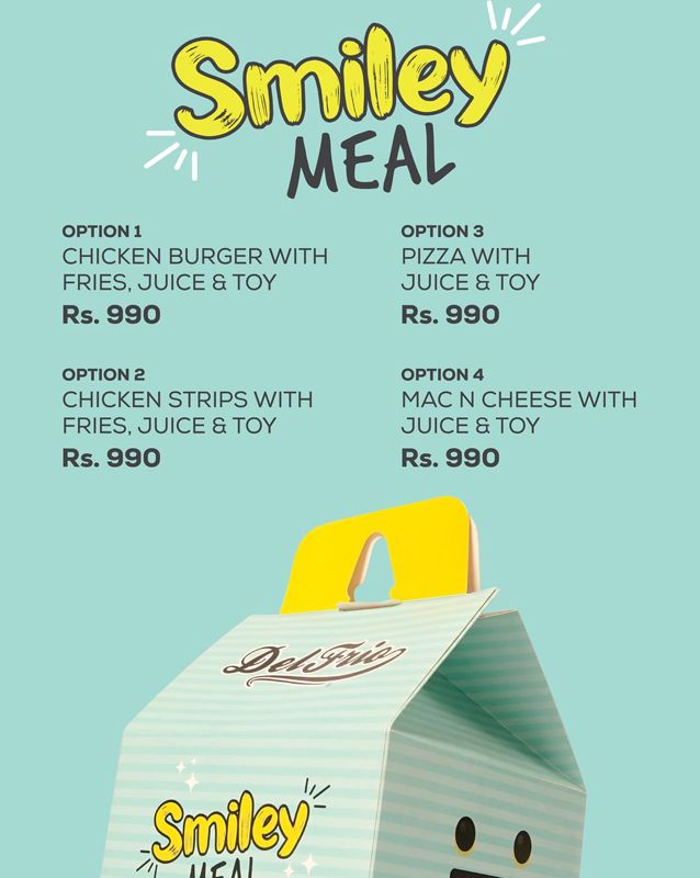 Del Frio menu