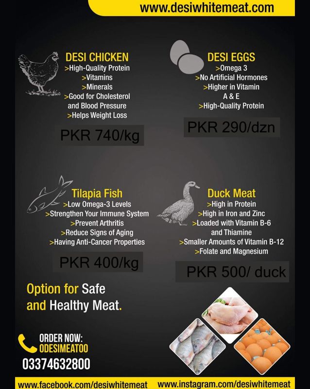 Desi White Meat menu