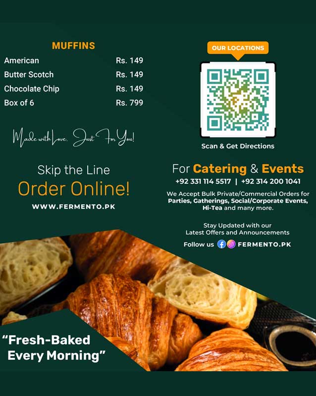 Fermento menu