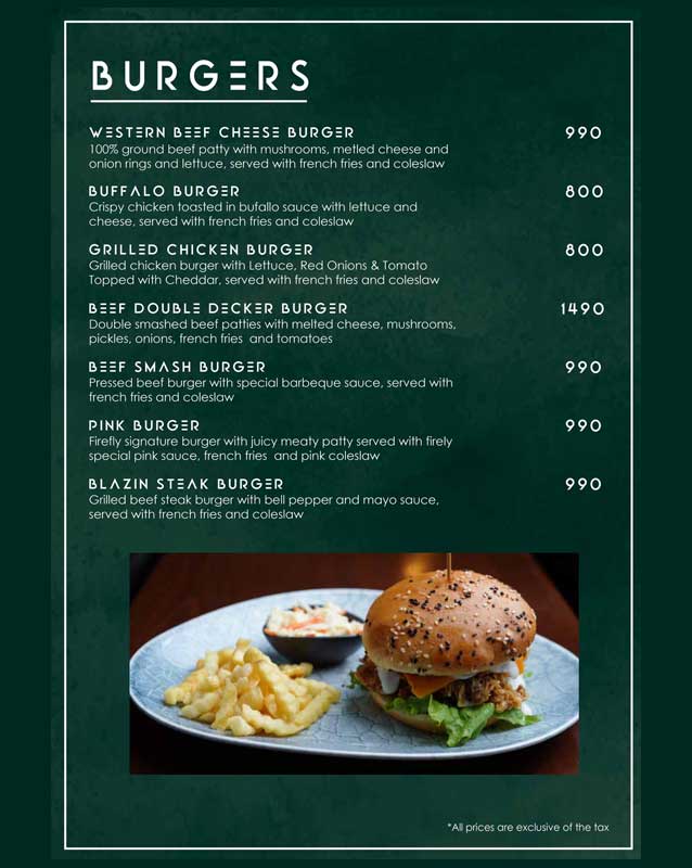 Firefly menu