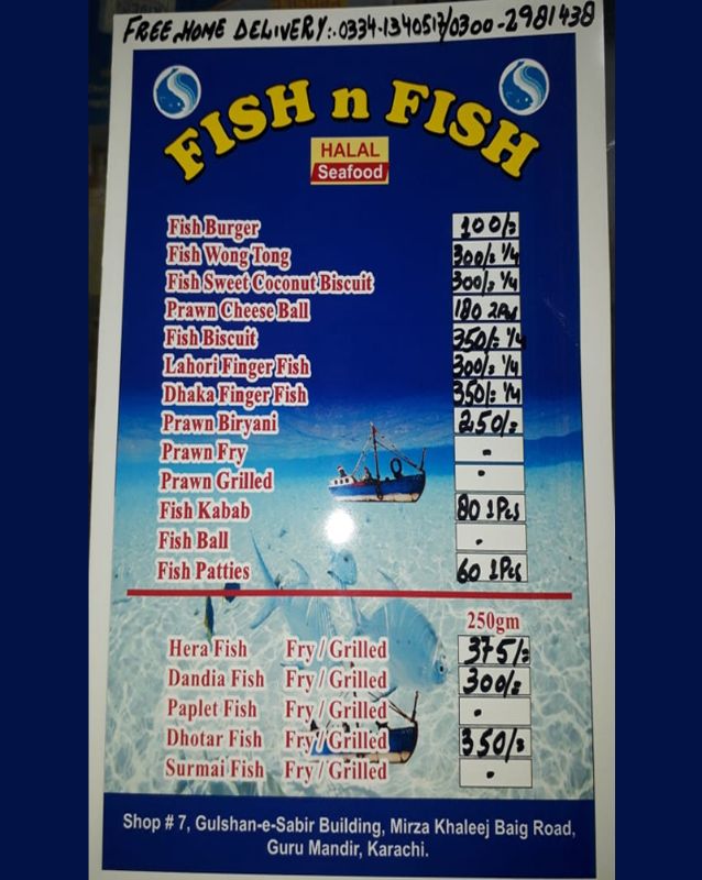Fish N Fish menu