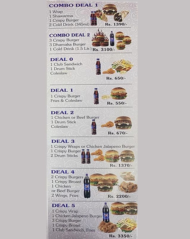 Flamingo Juice & Chaat menu