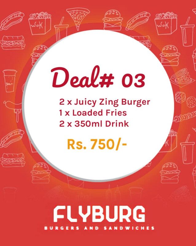 Flyburg menu