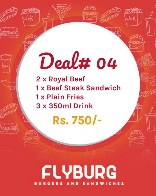 Flyburg menu