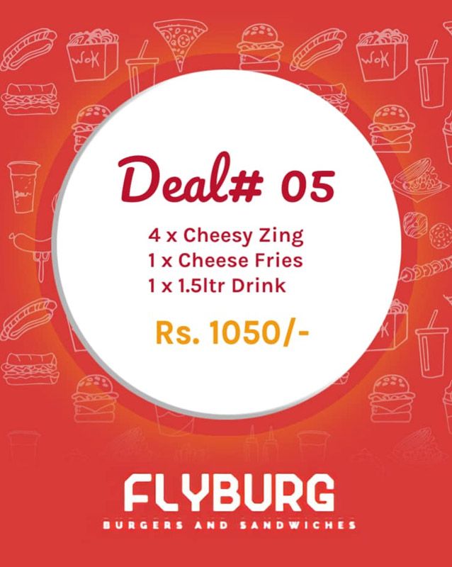 Flyburg menu