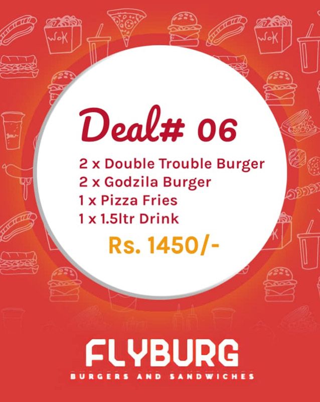 Flyburg menu