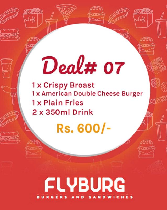 Flyburg menu