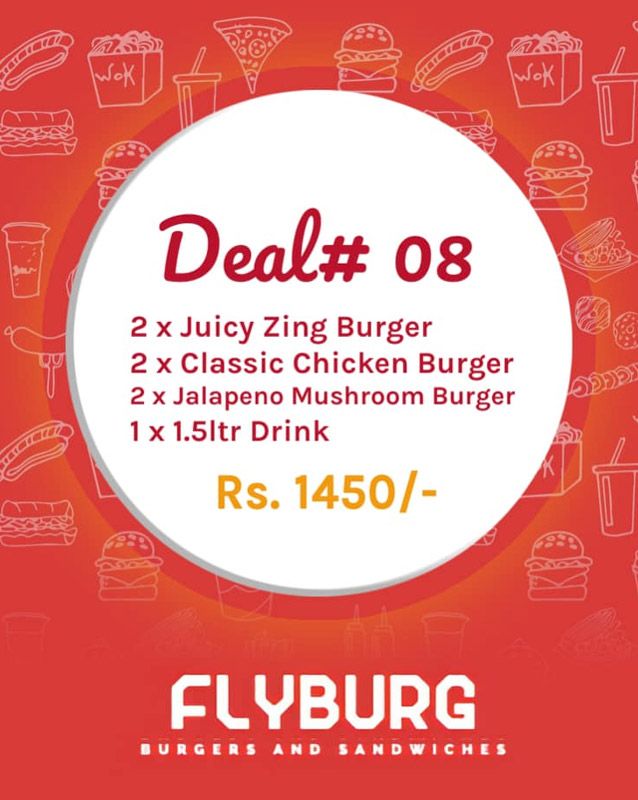 Flyburg menu