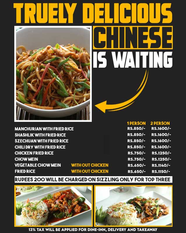 Food Break - Gulshan menu