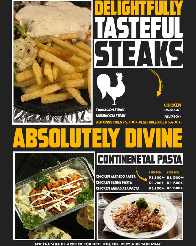 Food Break - Gulshan menu