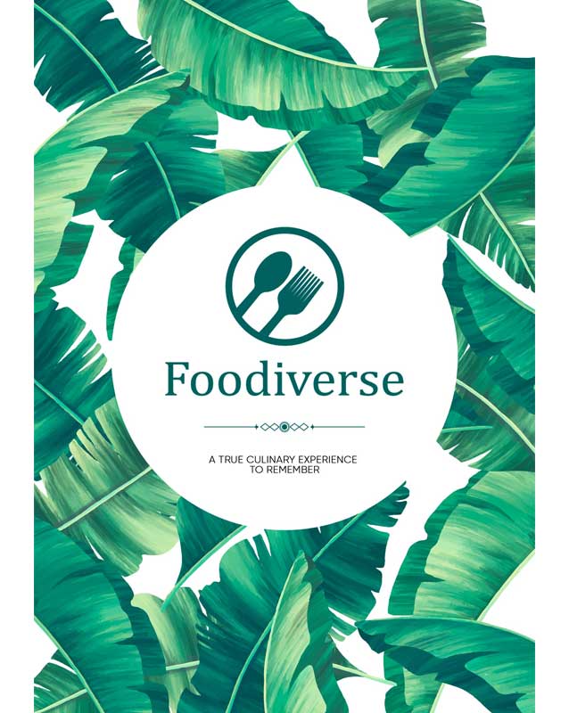 Foodiverse menu