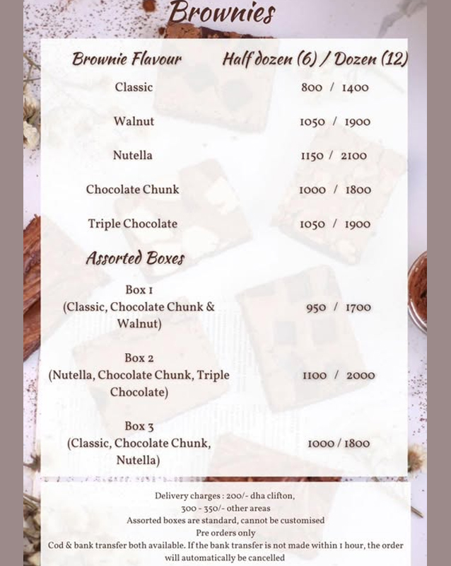 Fresh Oven Bites menu