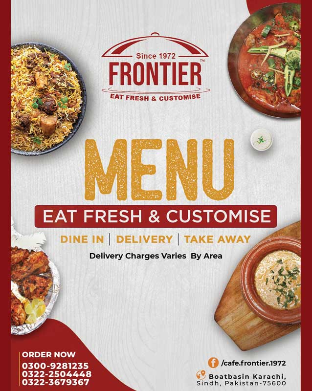 Frontier menu