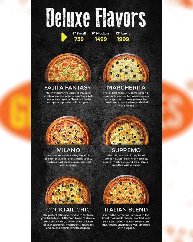 GinoGinelles menu