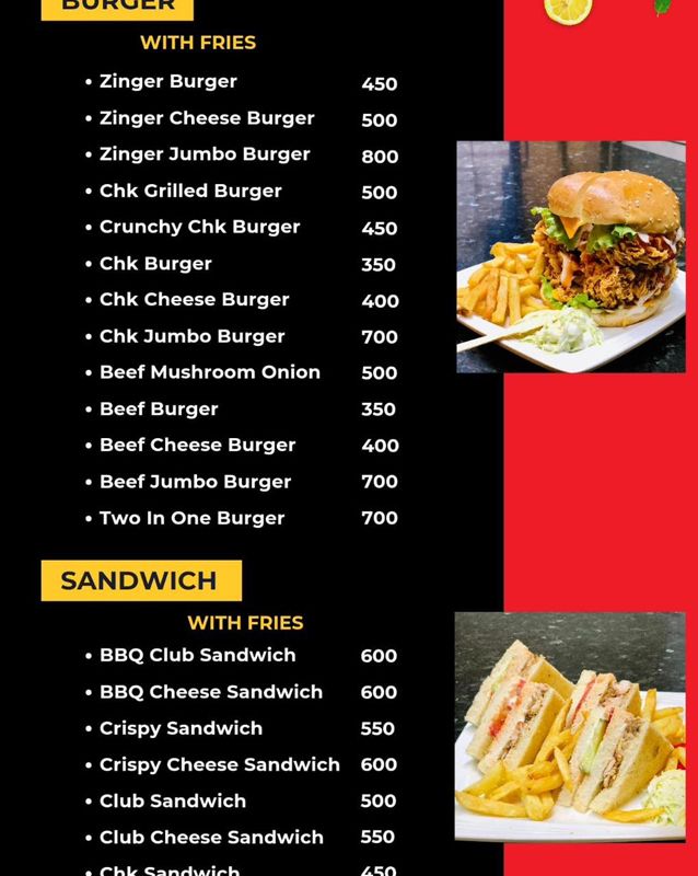 Gohar Restaurant menu