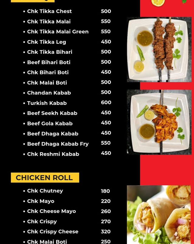 Gohar Restaurant menu