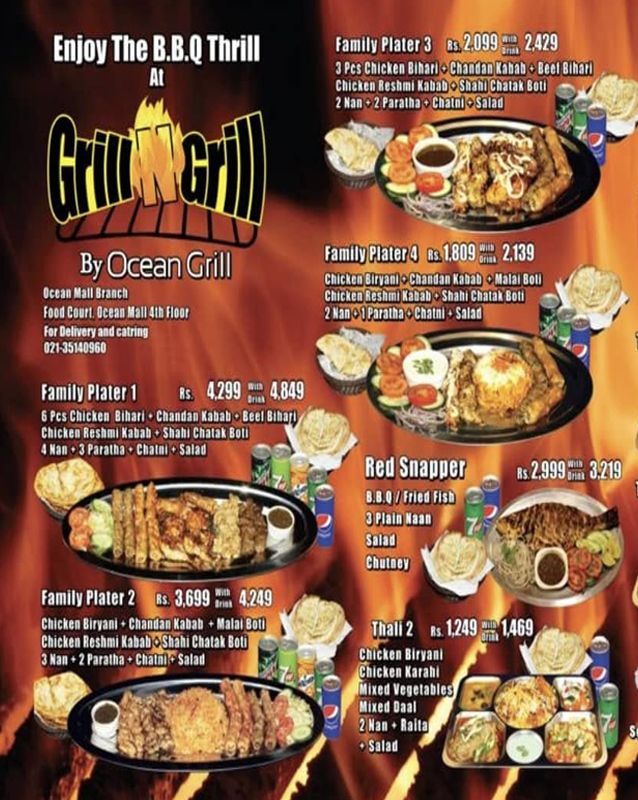 Grill N Grill menu