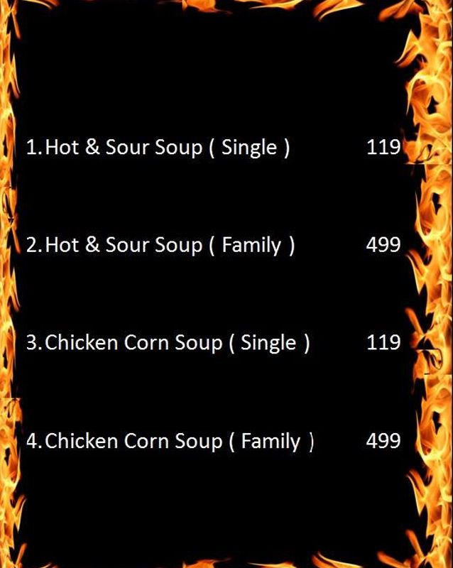 Hajjees Restaurant menu