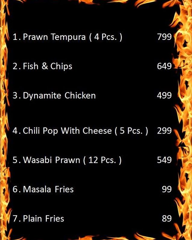 Hajjees Restaurant menu