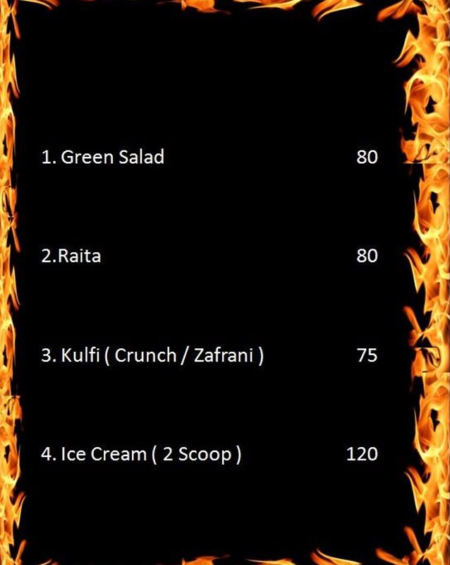 Hajjees Restaurant menu